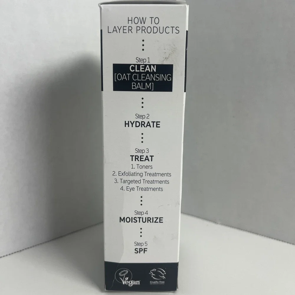 The INKEY List Oat Cleansing Balm 5oz 150ml Face Cleanser for Sensitive Skin